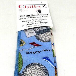 Cool Scarf Golf Headband Chill EZ Necktie Wrist Reuseable Migraines Hot Flashes